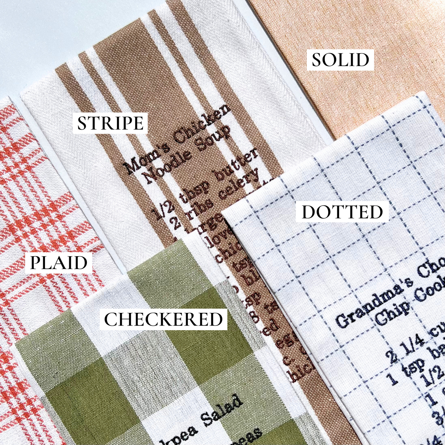Recipe Dish Towel (Custom)