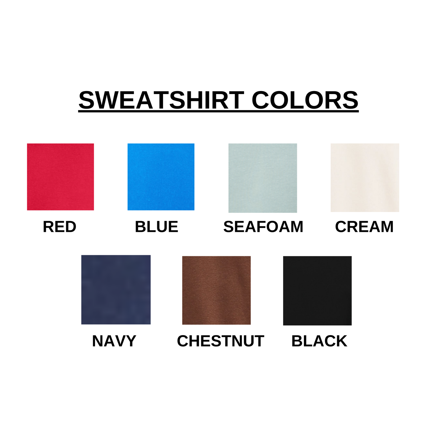 Embroidered Chain Script Crewneck