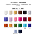 Load image into Gallery viewer, Embroidered Letters Canvas Tote Bag
