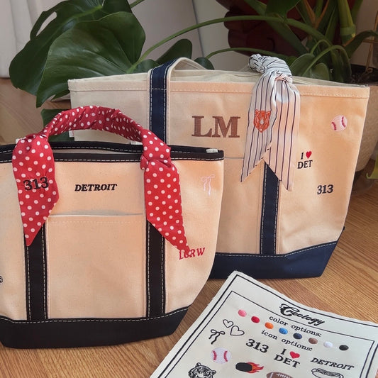 PRE ORDER - Sundays are for Detroit Market - Build Your Own Tote Bag